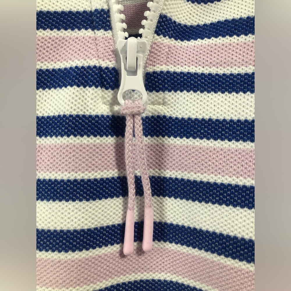 T by Talbots XL Ladies Striped Pullover Blue Pink White Quality - Picture 7 of 11
